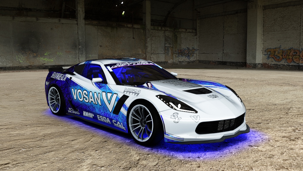 SRDL Pro Chevrolet Corvette C7, skin 1_Vosan