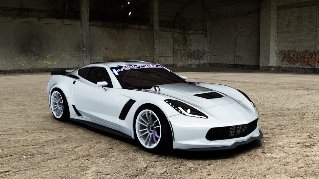 SRDL Pro Chevrolet Corvette C7, skin 2_white