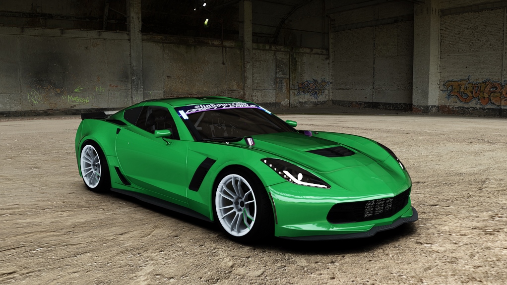 SRDL Pro Chevrolet Corvette C7, skin 6_green