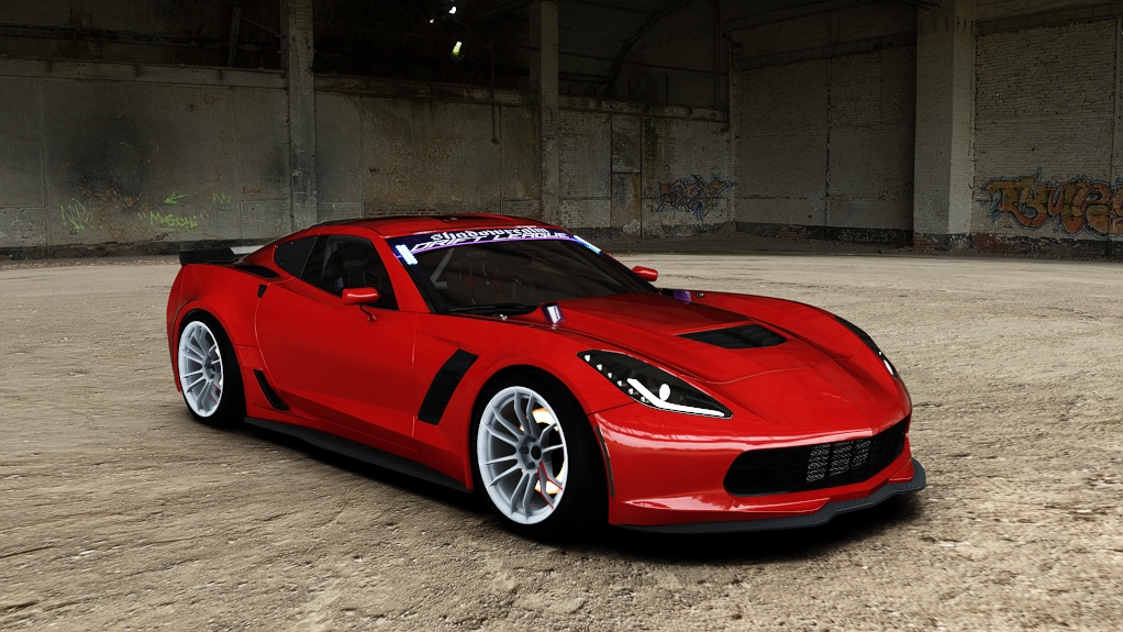 SRDL Pro Chevrolet Corvette C7, skin 7_red