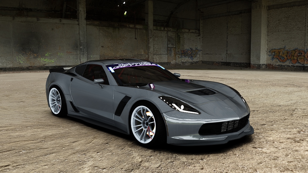 SRDL Pro Chevrolet Corvette C7, skin 8_grey