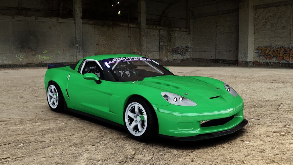 SRDL Pro Chevrolet Corvette C6, skin 6_green