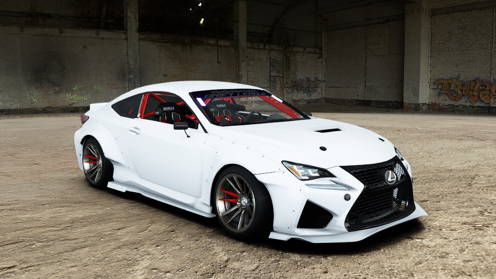 SRDL Pro Lexus RCF, skin 2_white