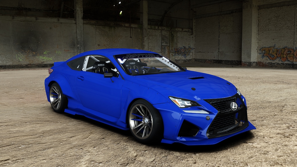 SRDL Pro Lexus RCF, skin 4_blue