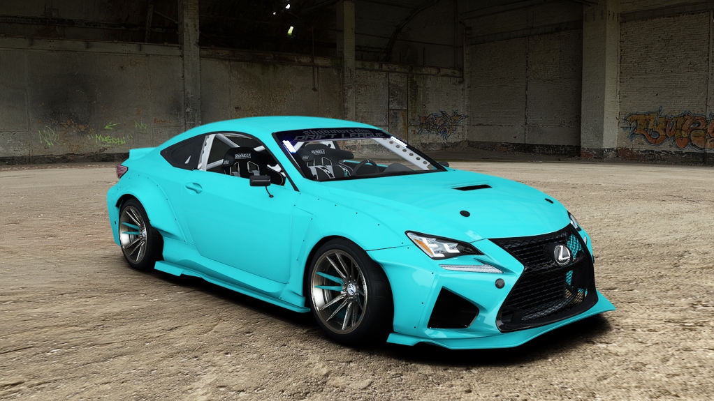 SRDL Pro Lexus RCF, skin 5_cyan