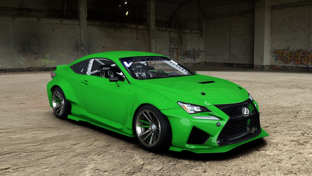 SRDL Pro Lexus RCF, skin 6_green