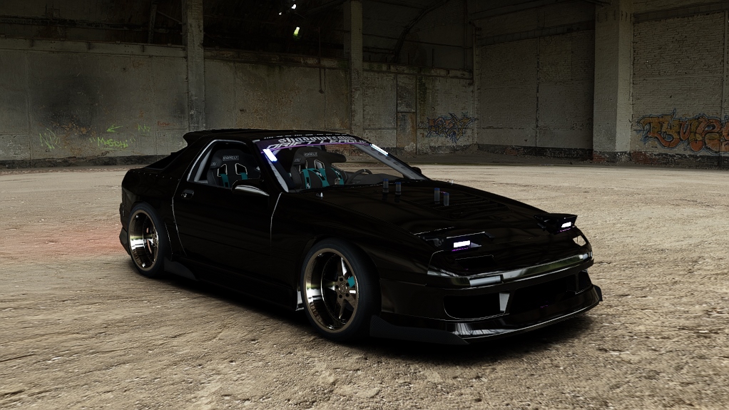 SRDL Pro Mazda RX7 FC, skin 3_black