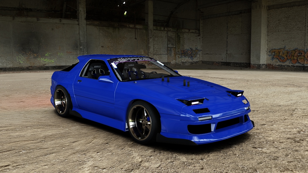 SRDL Pro Mazda RX7 FC, skin 4_blue