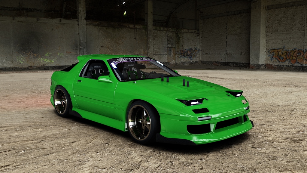 SRDL Pro Mazda RX7 FC, skin 6_green