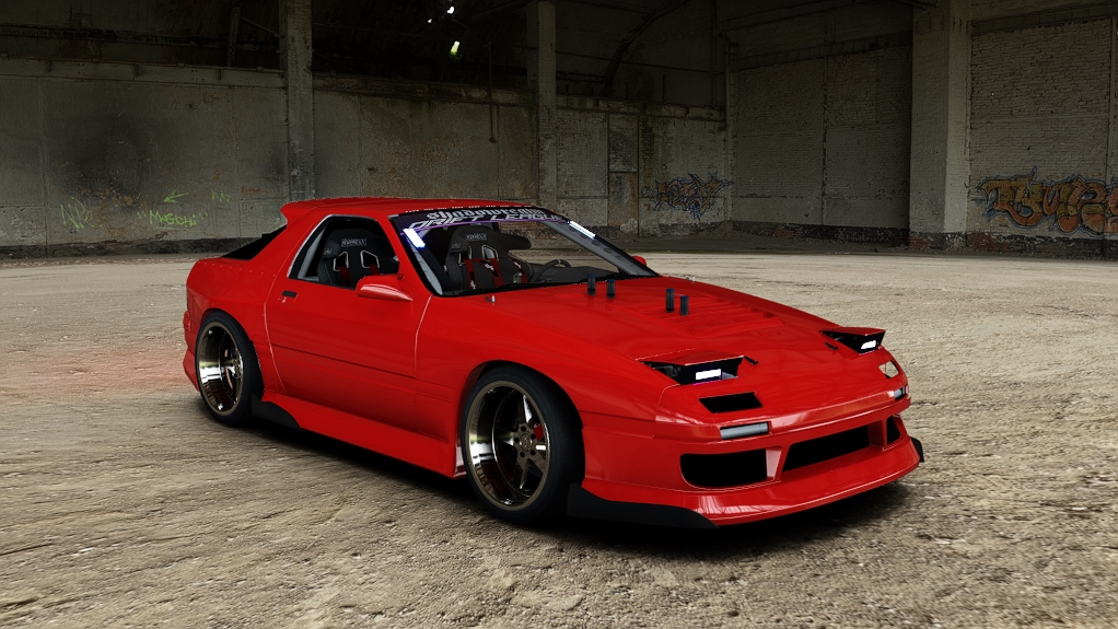 SRDL Pro Mazda RX7 FC, skin 7_red