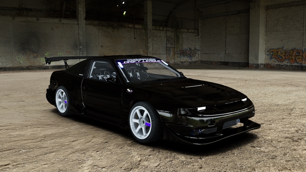 SRDL Pro Nissan 180sx, skin 3_black