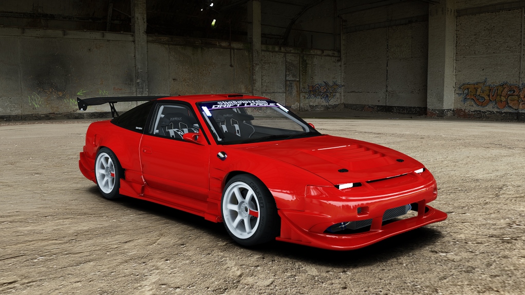 SRDL Pro Nissan 180sx, skin 7_red