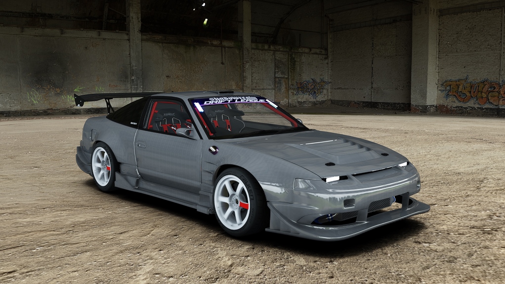 SRDL Pro Nissan 180sx, skin 8_grey