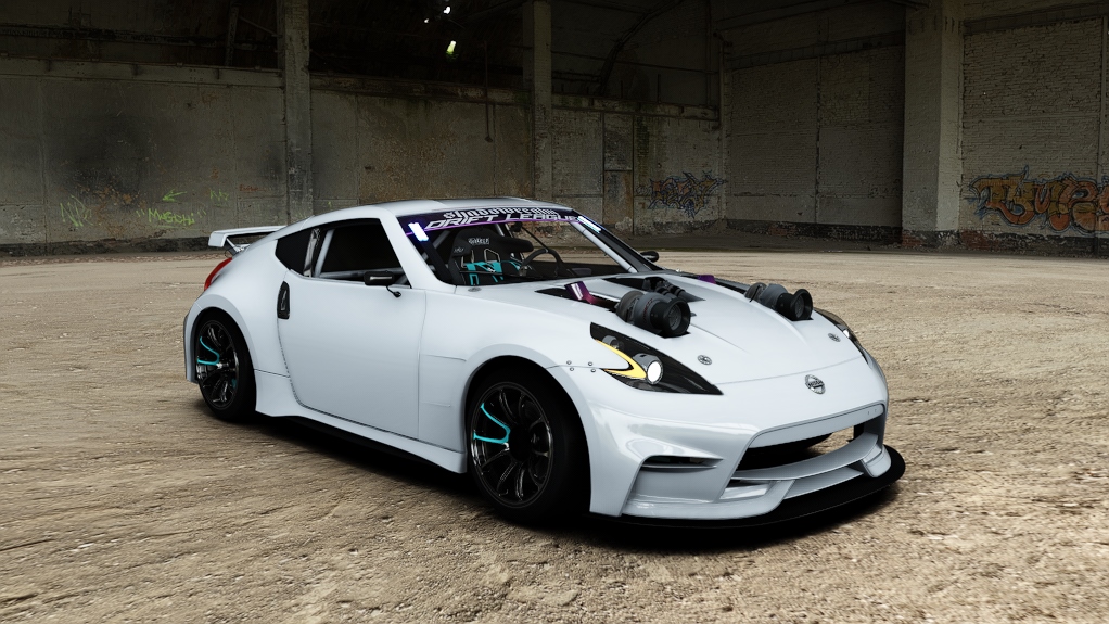 SRDL Pro Nissan 370Z, skin 3_white