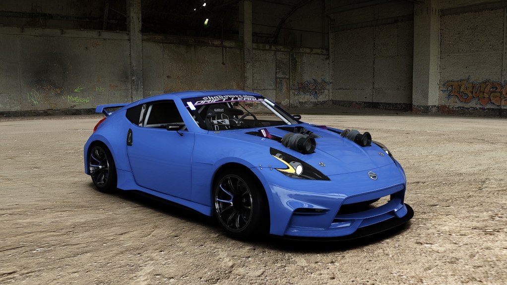 SRDL Pro Nissan 370Z, skin 5_blue