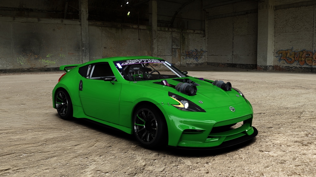 SRDL Pro Nissan 370Z, skin 7_green