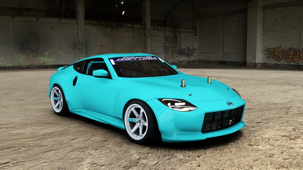 SRDL Pro Nissan 400z, skin 5_cyan