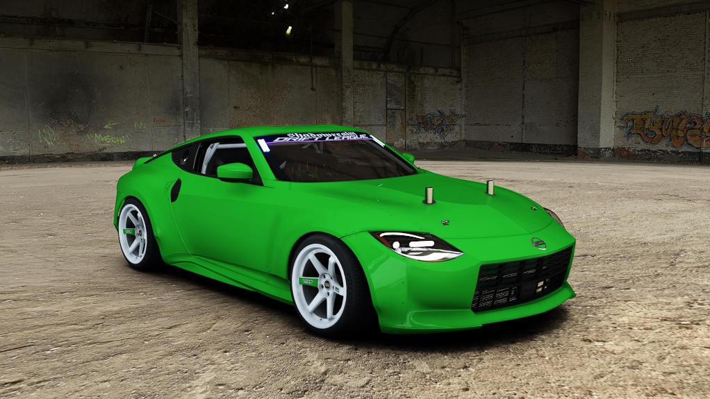 SRDL Pro Nissan 400z, skin 6_green