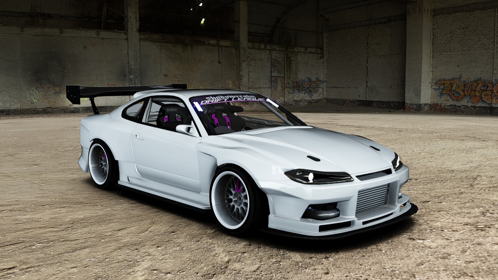 SRDL Pro Nissan Silvia S15, skin 1_white