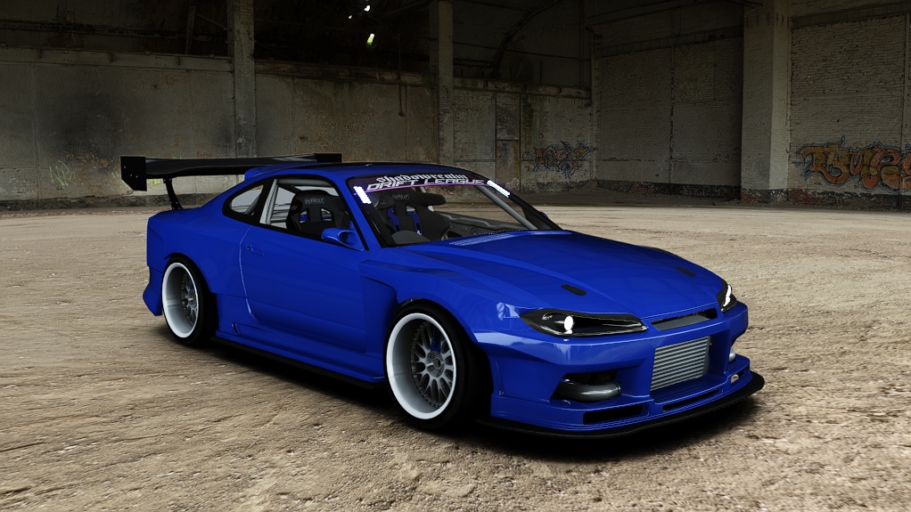 SRDL Pro Nissan Silvia S15, skin 3_blue