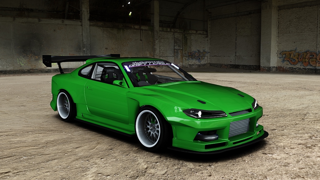 SRDL Pro Nissan Silvia S15, skin 5_green