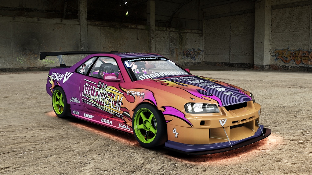 SRDL Pro Nissan Skyline R34, skin 1_HotBoy