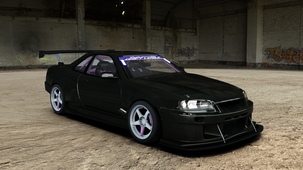 SRDL Pro Nissan Skyline R34, skin 3_black