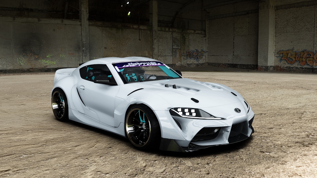 SRDL Pro Toyota Supra A90, skin 2_white