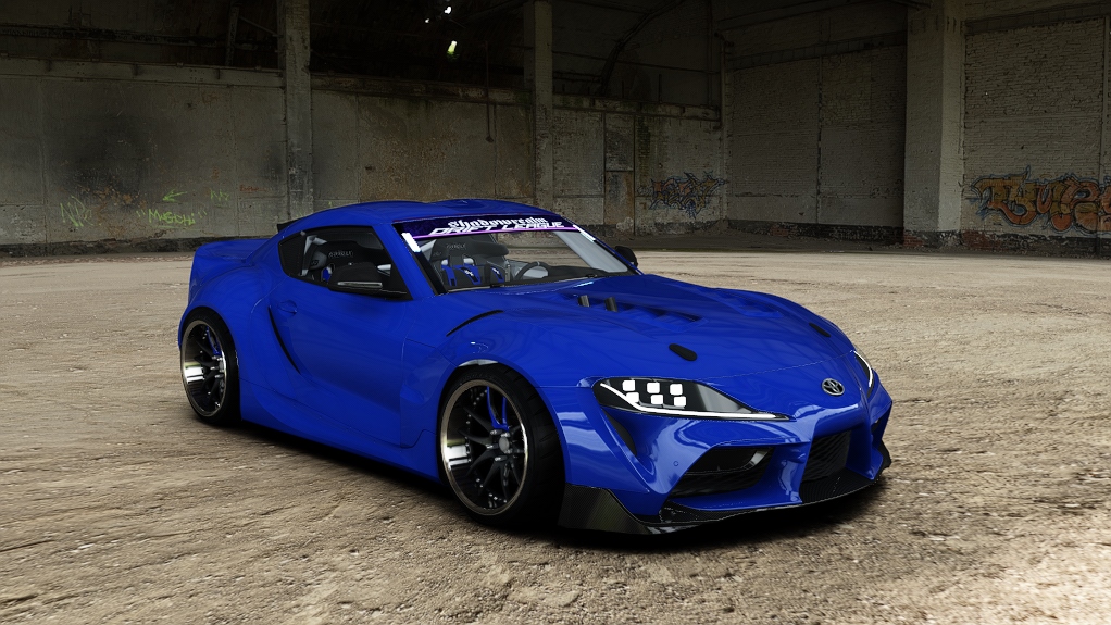 SRDL Pro Toyota Supra A90, skin 4_blue