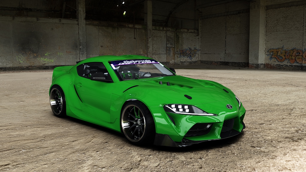 SRDL Pro Toyota Supra A90, skin 6_green