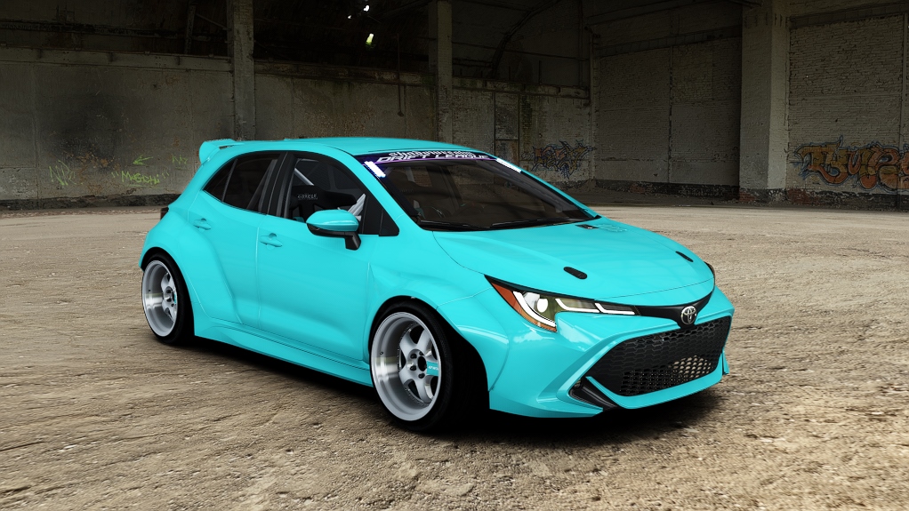 SRDL Pro Toyota Corolla, skin 5_cyan