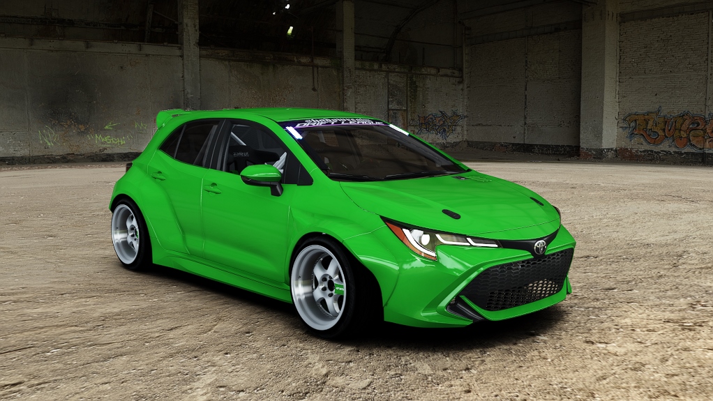 SRDL Pro Toyota Corolla, skin 6_green