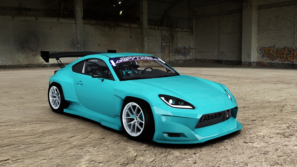 SRDL Pro Toyota GR86, skin 5_cyan