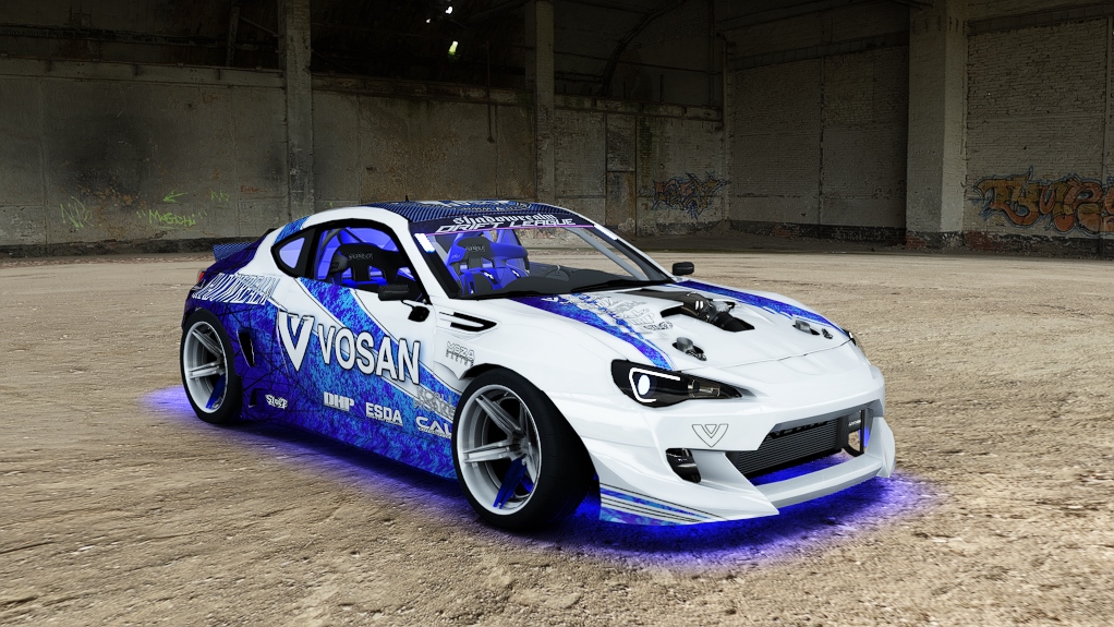 SRDL Pro Toyota GT86, skin 1_vosan