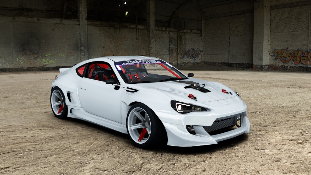 SRDL Pro Toyota GT86, skin 2_white