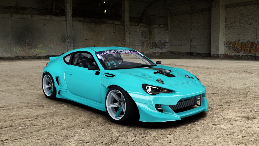 SRDL Pro Toyota GT86, skin 5_cyan