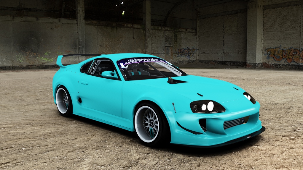 SRDL Pro Toyota Supra MK4 (A80), skin 5_cyan