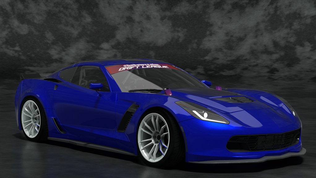 SRDL Pro v2 Chevrolet Corvette C7, skin 4_blue