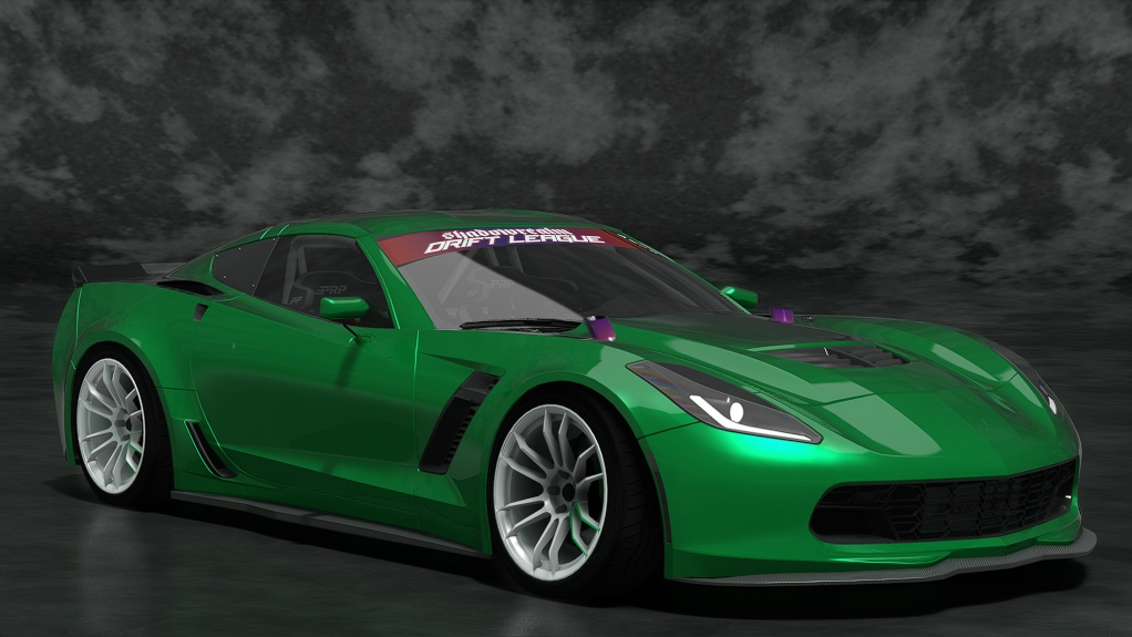 SRDL Pro v2 Chevrolet Corvette C7, skin 6_green