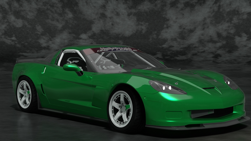 SRDL Pro v2 Chevrolet Corvette C6, skin 6_green