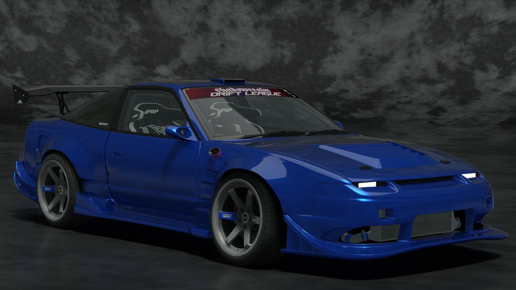 SRDL Pro v2 Nissan 180sx, skin 4_blue
