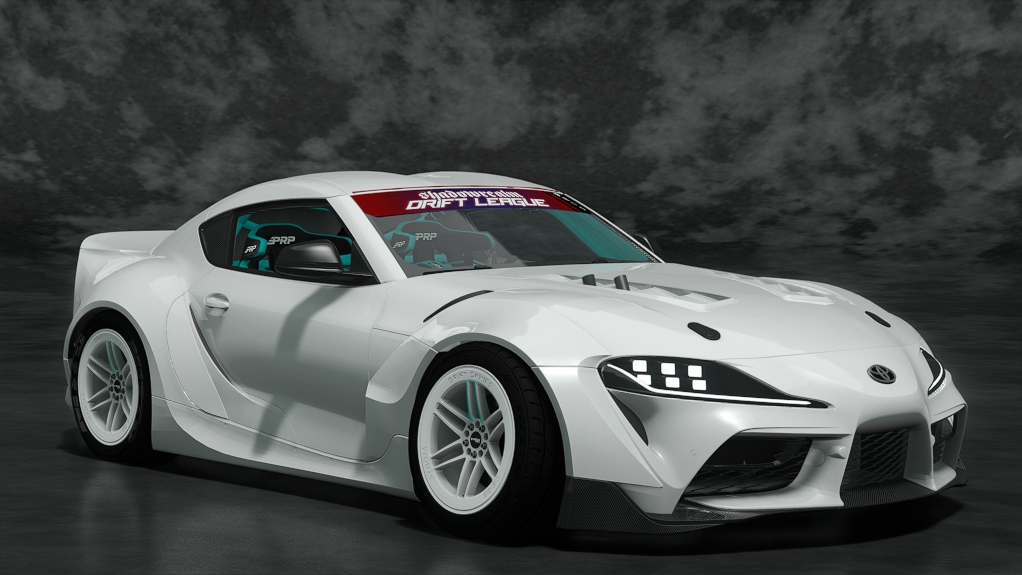SRDL Pro v2 Toyota Supra A90, skin 2_white
