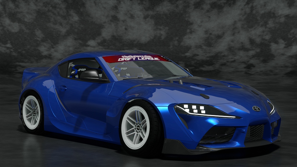 SRDL Pro v2 Toyota Supra A90, skin 4_blue