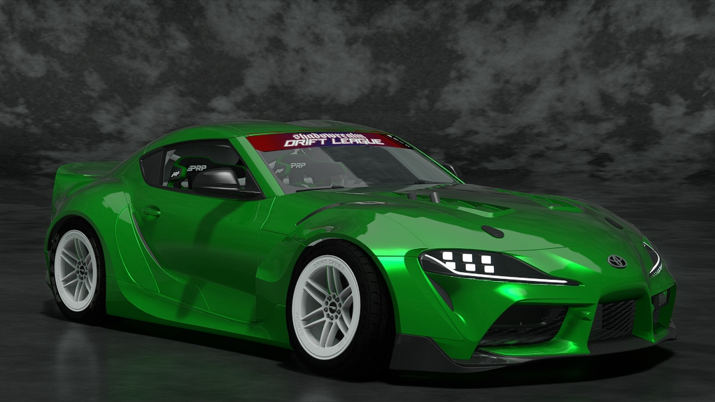 SRDL Pro v2 Toyota Supra A90, skin 6_green