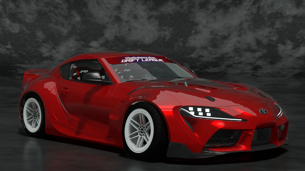 SRDL Pro v2 Toyota Supra A90, skin 7_red