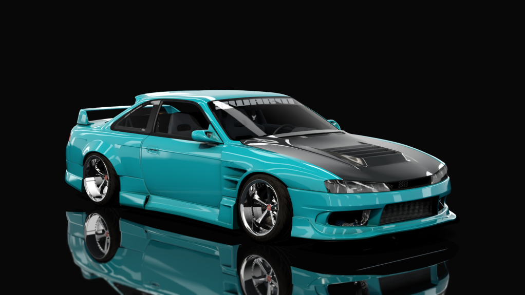 SWARM || LHD DMI Scooby S14, skin Poo_Blue