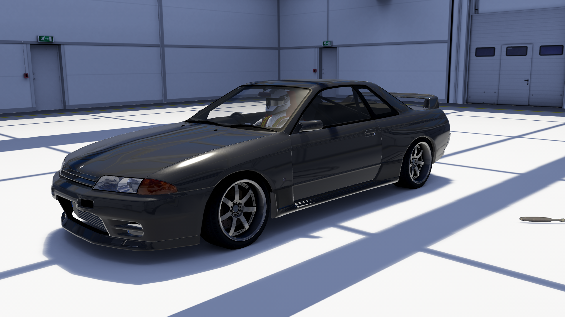 Nissan Skyline R32 WDT Street, skin silver