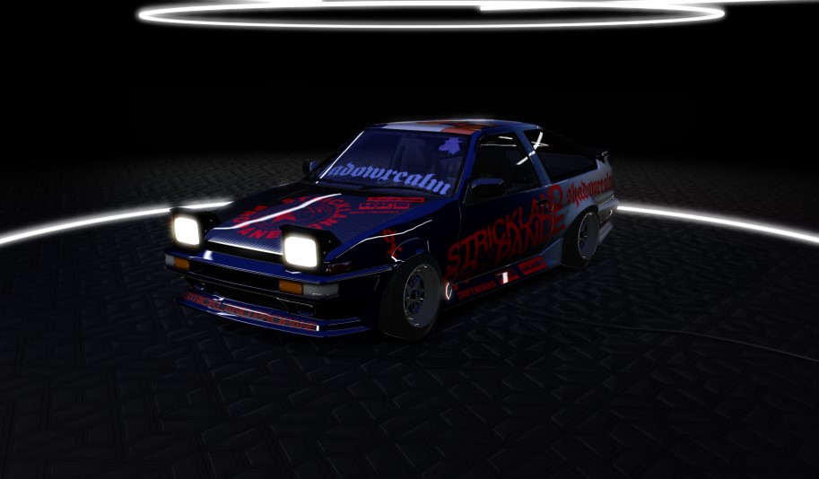 Toyota AE86 WDT Street, skin StricklandPropane