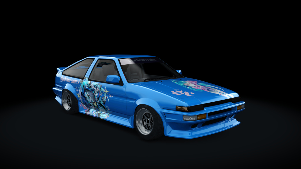 Toyota AE86 WDT Street, skin miku