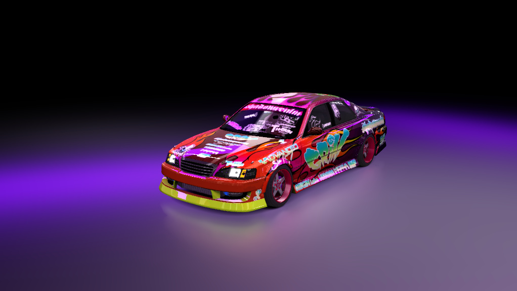 Toyota Cresta JZX100 DW-Spec, skin GRiM-Slayj